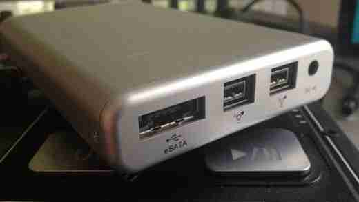 The ToughTech mini-Q is one sexy portable hard drive, with connections galore